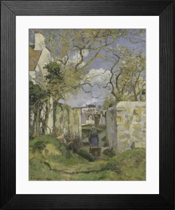Framed Print : Landscape near Pontoise, 1874 Framed Print : Landscape near Pontoise, 1874