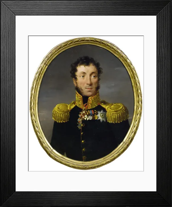 Framed Print : Portrait of the General Count Pyotr Sergeevich Ushakov (1782-1832), End of 1820s-Early 1830s Framed Print : Portrait of the General Count Pyotr Sergeevich Ushakov (1782-1832), End of 1820s-Early 1830s