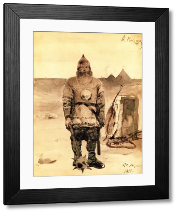 Framed Print : Ilya Muromets, 1893. Artist: Ryabushkin, Andrei Petrovich (1861-1904) Framed Print : Ilya Muromets, 1893. Artist: Ryabushkin, Andrei Petrovich (1861-1904)