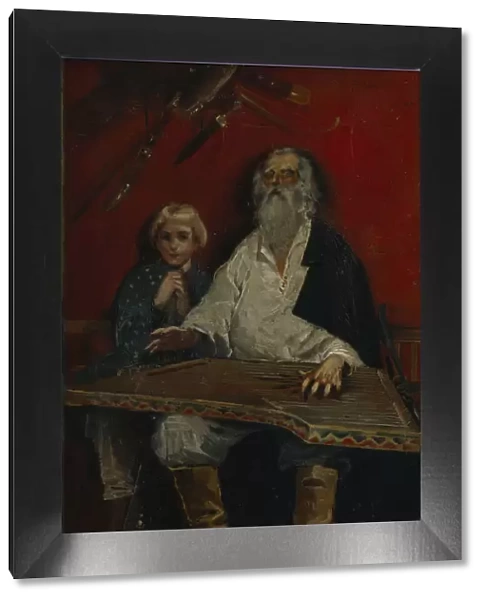 The Gusli Player. Artist: Ryabushkin, Andrei Petrovich (1861-1904)