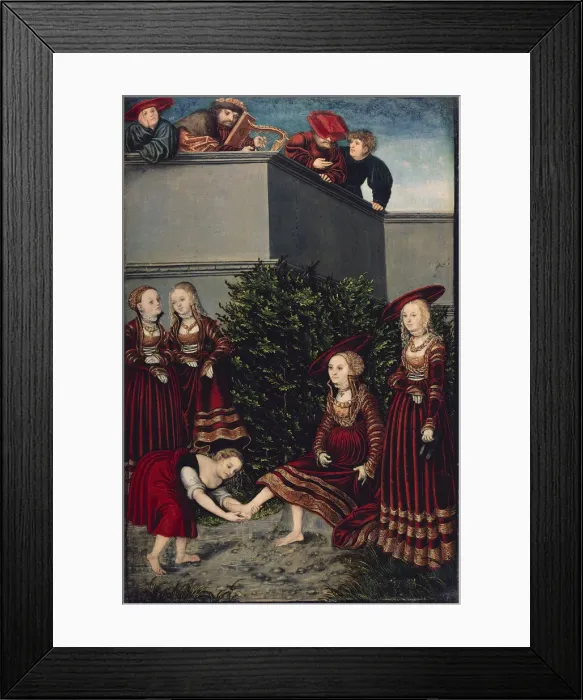 Framed Print : King David and Bathsheba, 1526 Framed Print : King David and Bathsheba, 1526