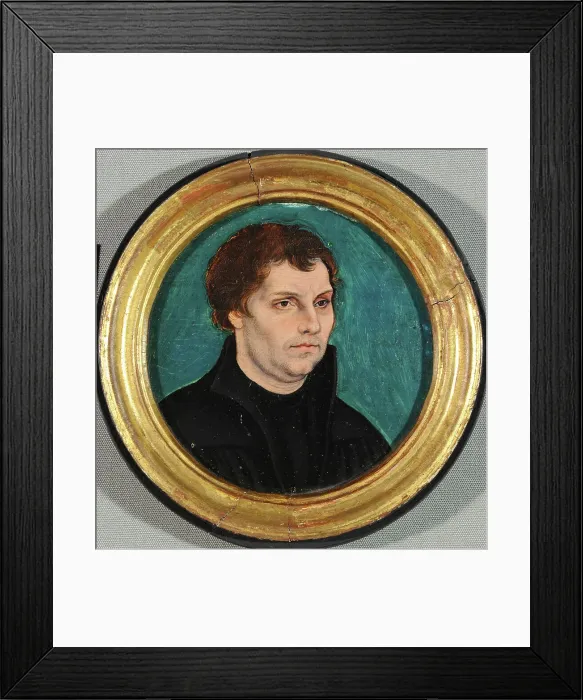 Framed Print : Portrait of Martin Luther (1483-1546), 1525 Framed Print : Portrait of Martin Luther (1483-1546), 1525