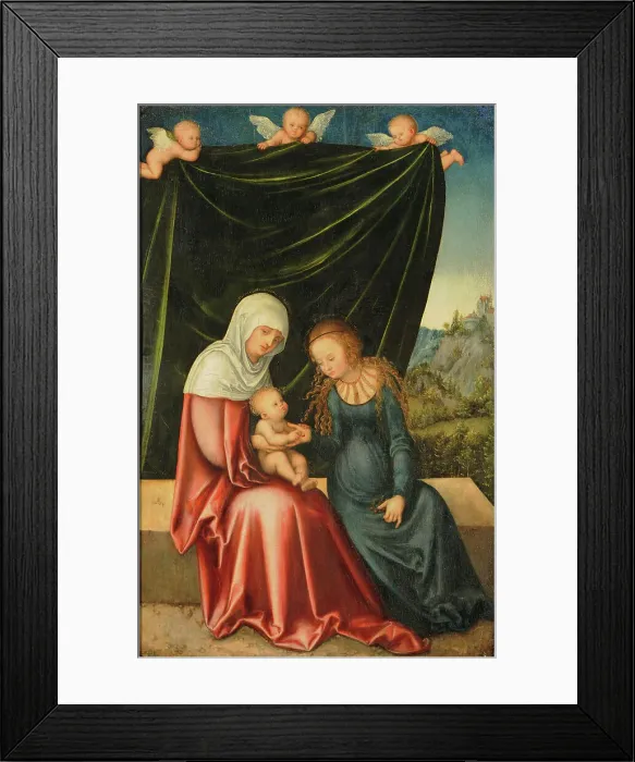 Framed Print : The Virgin and Child with Saint Anne, ca 1518 Framed Print : The Virgin and Child with Saint Anne, ca 1518
