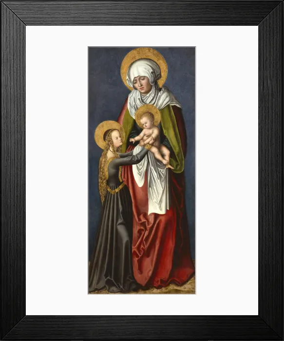 Framed Print : Anna selbdritt, ca 1515 Framed Print : Anna selbdritt, ca 1515