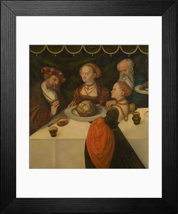 Framed Print : Feast of Herod, 1539 Framed Print : Feast of Herod, 1539