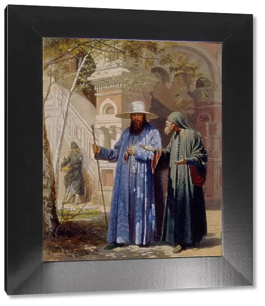 Patriarch Nikon in the New Jerusalem Monastery, 1867. Artist: Schwarz, Vyacheslav Grigoryevich (1838-1869)