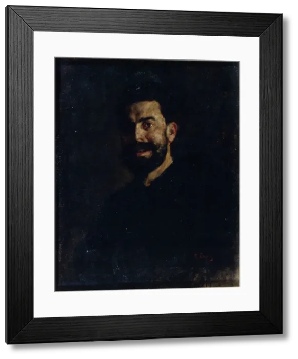 Framed Print : Portrait of the opera singer Francisco d?Andrade (1859-1921), 1885. Artist: Serov, Valentin Alexandrovich (1865-1911) Framed Print : Portrait of the opera singer Francisco d?Andrade (1859-1921), 1885. Artist: Serov, Valentin Alexandrovich (1865-1911)