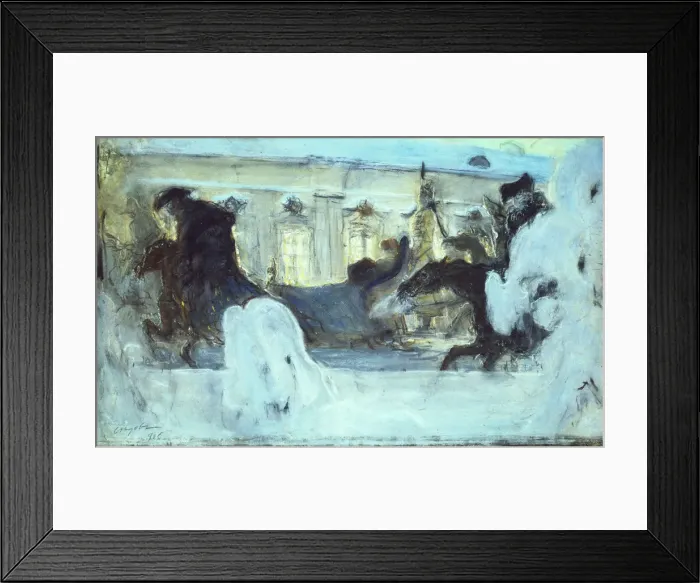 Framed Print : Ride of the Empress Catherine II, 1906. Artist: Serov, Valentin Alexandrovich (1865-1911) Framed Print : Ride of the Empress Catherine II, 1906. Artist: Serov, Valentin Alexandrovich (1865-1911)