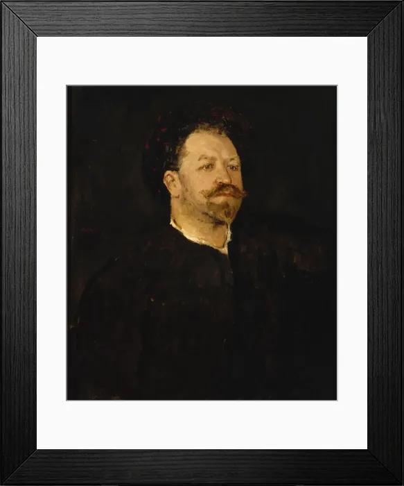 Framed Print : Portrait of the opera singer Francesco Tamagno (1850-1905), 1891-1892. Artist: Serov, Valentin Alexandrovich (1865-1911) Framed Print : Portrait of the opera singer Francesco Tamagno (1850-1905), 1891-1892. Artist: Serov, Valentin Alexandrovich (1865-1911)