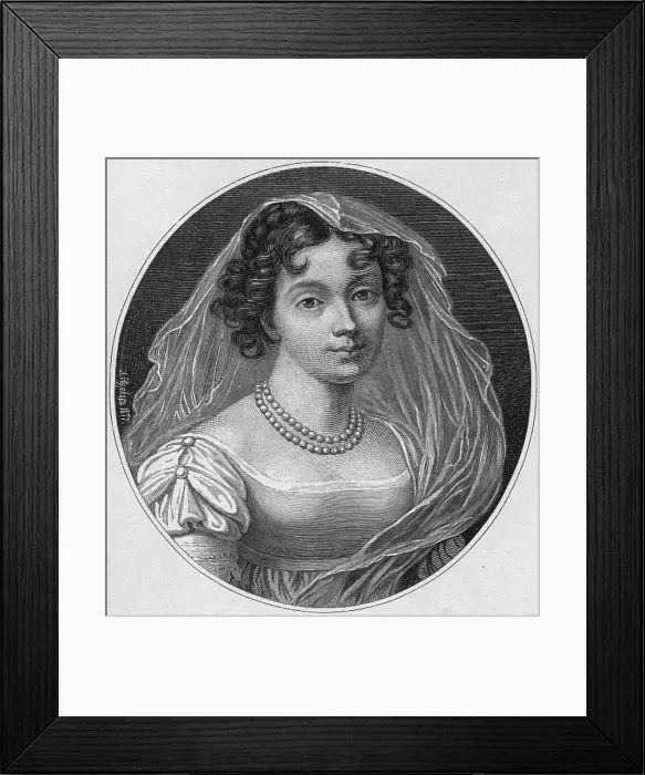 Framed Print : Portrait of Joanna Grudzinska, c. 1880. Artist: Seryakov, Lavrenty Avksentyevich (1824-1881) Framed Print : Portrait of Joanna Grudzinska, c. 1880. Artist: Seryakov, Lavrenty Avksentyevich (1824-1881)