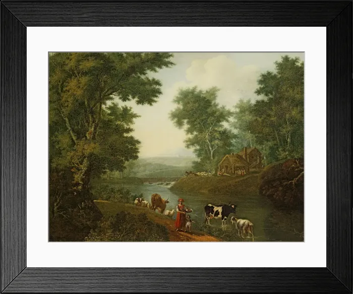 Framed Print : Landscape in the Surroundings of Saint Petersburg. Artist: Shchedrin, Semyon Fyodorovich (1745-1804) Framed Print : Landscape in the Surroundings of Saint Petersburg. Artist: Shchedrin, Semyon Fyodorovich (1745-1804)