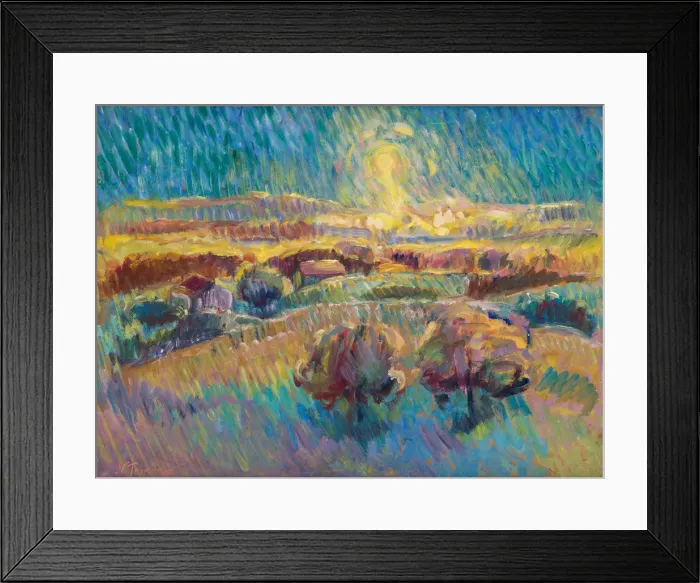 Framed Print : Storm in the Countryside Framed Print : Storm in the Countryside