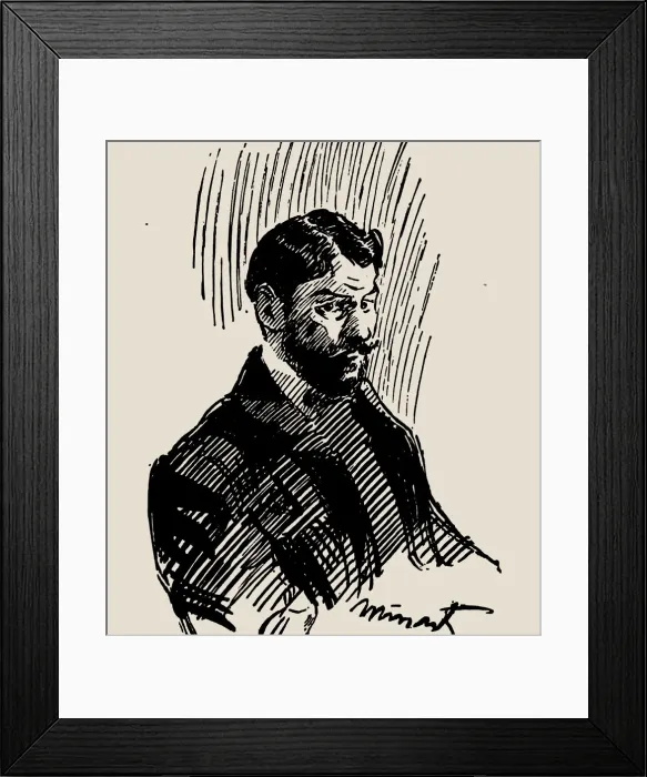 Framed Print : Portrait of Tony Minartz (1873-1944), 1903 Framed Print : Portrait of Tony Minartz (1873-1944), 1903