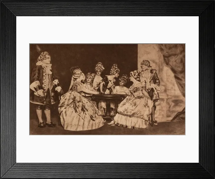 Framed Print : The play Queen of spades by A. Pushkin in the La Chauve-Souris Theatre, 1918 Framed Print : The play Queen of spades by A. Pushkin in the La Chauve-Souris Theatre, 1918
