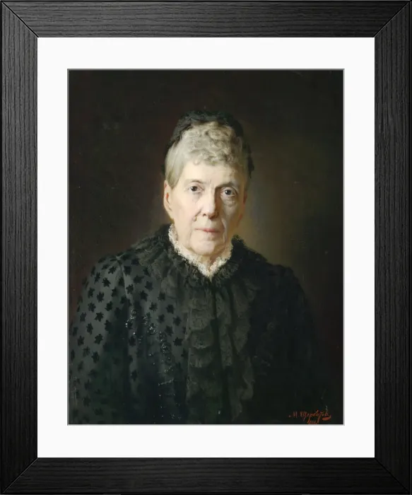 Framed Print : Portrait of Countess E. L. Kochubei, 1888. Artist: Shcherbatov, Mikhail Lazarevich (1845-1924) Framed Print : Portrait of Countess E. L. Kochubei, 1888. Artist: Shcherbatov, Mikhail Lazarevich (1845-1924)