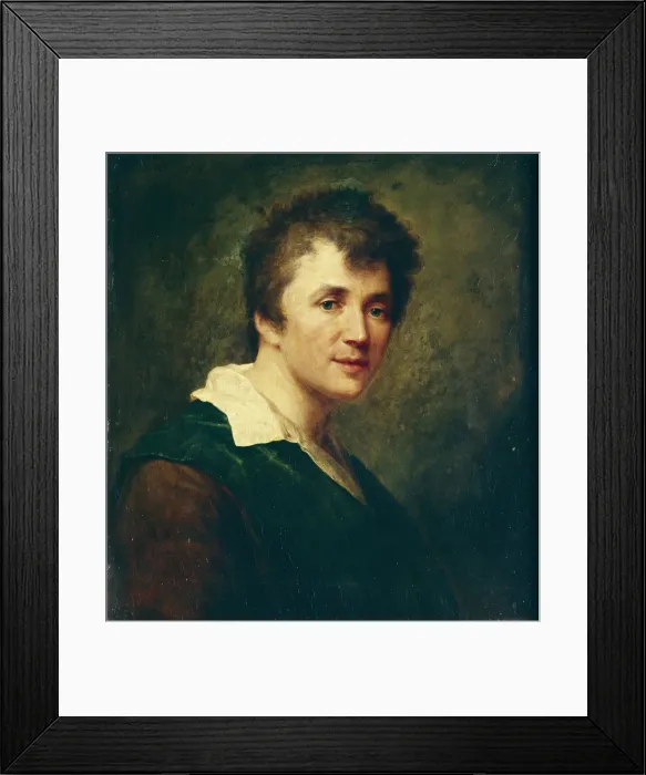 Framed Print : Self-Portrait. Artist: Shchukin, Stepan Semyonovich (1762-1828) Framed Print : Self-Portrait. Artist: Shchukin, Stepan Semyonovich (1762-1828)
