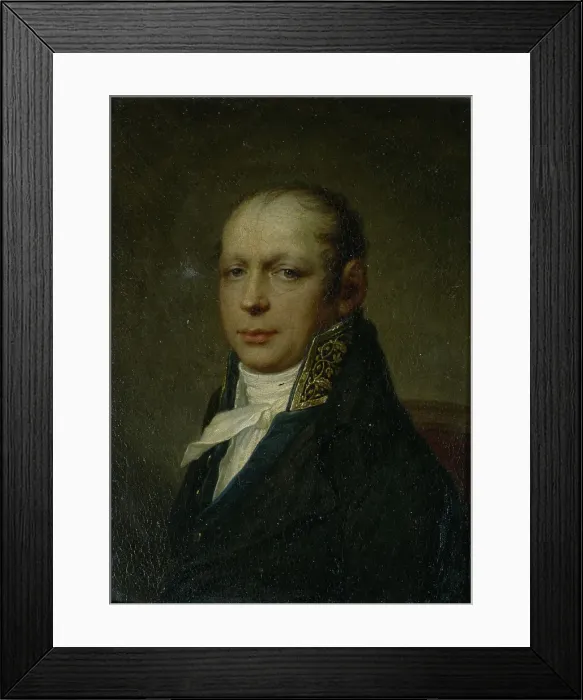 Framed Print : Portrait of the architect Andreyan (Adrian) D. Zakharov (1761-1811), ca 1804. Artist: Shchukin, Stepan Semyonovich (1762-1828) Framed Print : Portrait of the architect Andreyan (Adrian) D. Zakharov (1761-1811), ca 1804. Artist: Shchukin, Stepan Semyonovich (1762-1828)