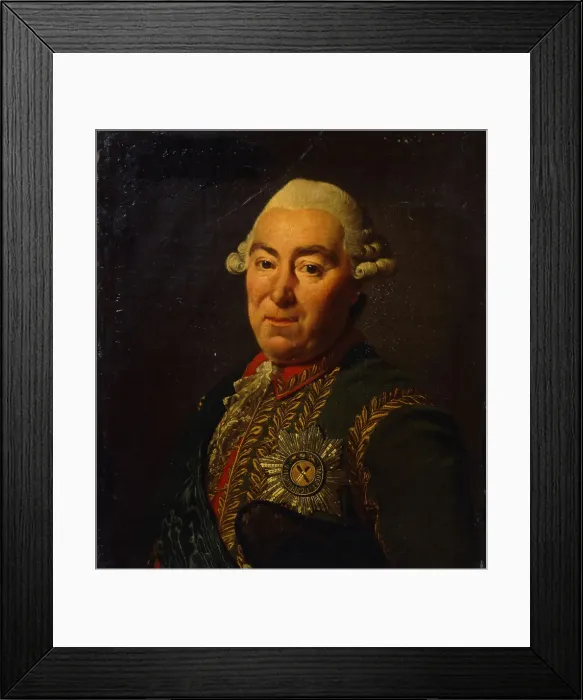 Framed Print : Portrait of Count Andrey Mikhaylovich Golitsyn. Artist: Shinbarev (Shimbarev), Pavel (1782-?) Framed Print : Portrait of Count Andrey Mikhaylovich Golitsyn. Artist: Shinbarev (Shimbarev), Pavel (1782-?)