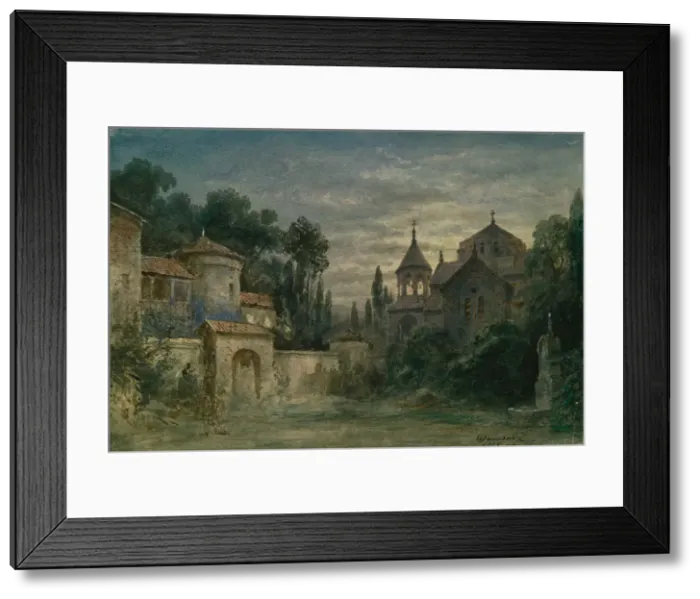 Framed Print : Stage design for the opera The Force of Destiny by G. Verdi, 1875. Artist: Shishkov, Matvei Andreyevich (1832-1897) Framed Print : Stage design for the opera The Force of Destiny by G. Verdi, 1875. Artist: Shishkov, Matvei Andreyevich (1832-1897)
