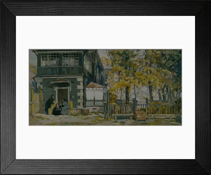 Framed Print : Stage design for the play Three Sisters by A. Chekhov, 1901. Artist: Simov, Viktor Andreyevich (1858-1935) Framed Print : Stage design for the play Three Sisters by A. Chekhov, 1901. Artist: Simov, Viktor Andreyevich (1858-1935)