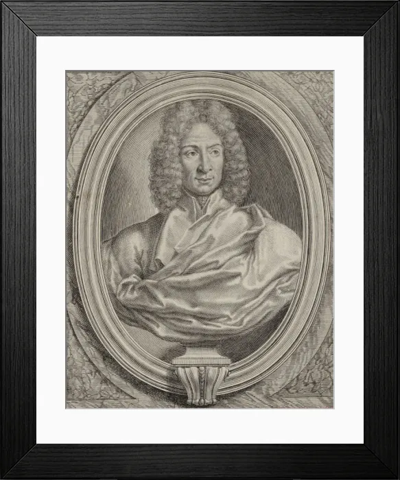 Framed Print : Portrait of the composer Arcangelo Corelli (1653-1713), 1710s Framed Print : Portrait of the composer Arcangelo Corelli (1653-1713), 1710s