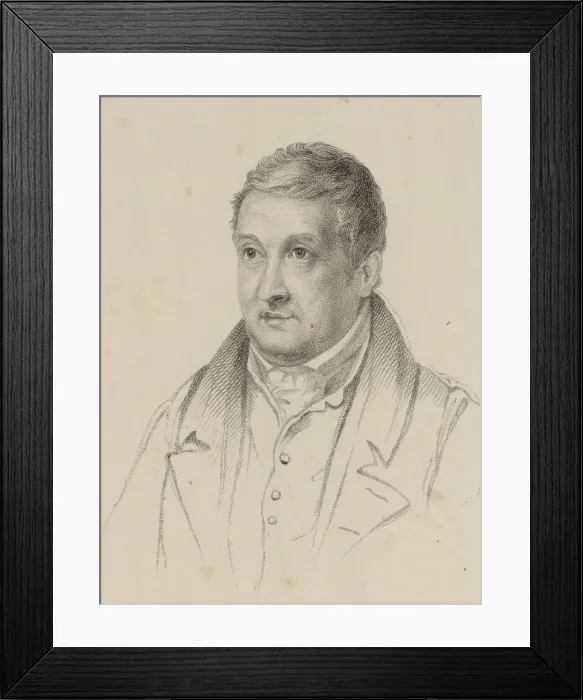 Framed Print : Portrait of the composer William Crotch (1775-1847), 1820 Framed Print : Portrait of the composer William Crotch (1775-1847), 1820