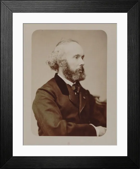 Framed Print : Portrait of the composer Felicien David (1810-1876), 1870 Framed Print : Portrait of the composer Felicien David (1810-1876), 1870