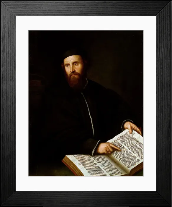 Framed Print : Portrait of a Scholar, ca 1501-1502 Framed Print : Portrait of a Scholar, ca 1501-1502