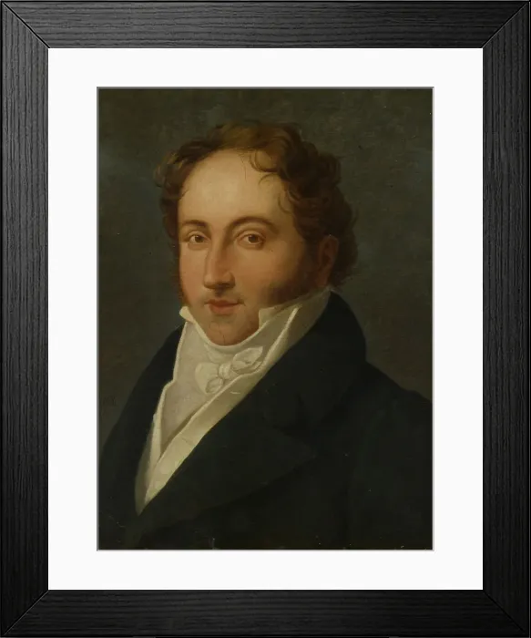 Framed Print : Portrait of the composer Gioachino Antonio Rossini (1792-1868), 1818 Framed Print : Portrait of the composer Gioachino Antonio Rossini (1792-1868), 1818