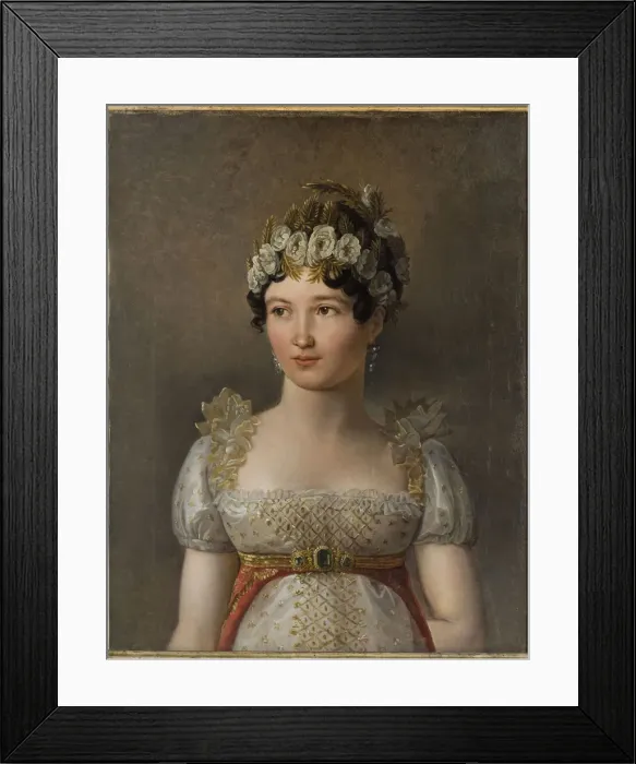 Framed Print : Portrait of Caroline Bonaparte (1782-1839), Princesse Francaise, Grand Duchess of Berg and Cleves, Q Framed Print : Portrait of Caroline Bonaparte (1782-1839), Princesse Francaise, Grand Duchess of Berg and Cleves, Q