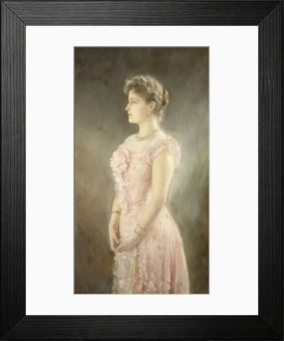 Framed Print : Portrait of Empress Alexandra Fyodorovna of Russia (1872-1918), the wife of Tsar Nicholas II, 1901. Artist: Stemberg, Viktor Karlovich (1863-after 1917) Framed Print : Portrait of Empress Alexandra Fyodorovna of Russia (1872-1918), the wife of Tsar Nicholas II, 1901. Artist: Stemberg, Viktor Karlovich (1863-after 1917)