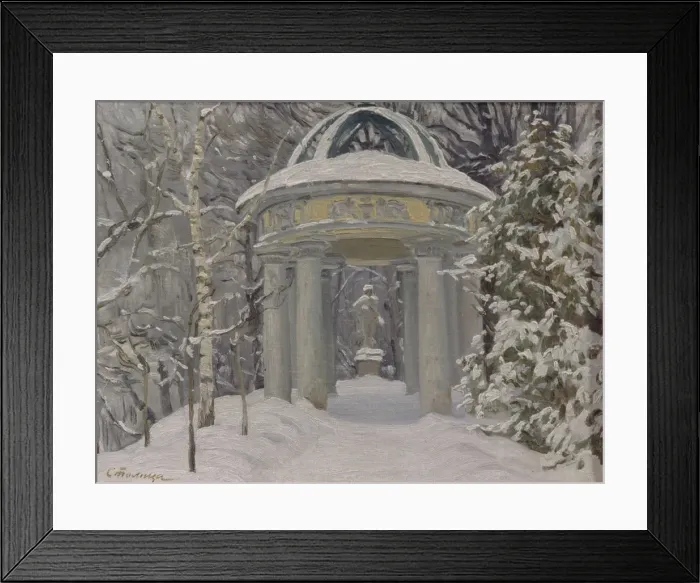 Framed Print : Gazebo at the Naydenov Estate, 1923. Artist: Stolitsa, Evgeni Ivanovich (1870-1929) Framed Print : Gazebo at the Naydenov Estate, 1923. Artist: Stolitsa, Evgeni Ivanovich (1870-1929)