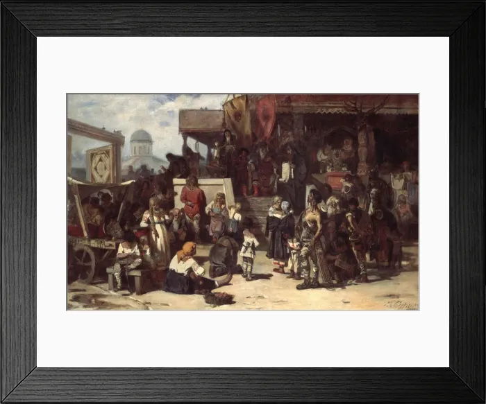 Framed Print : The Judgement of of Grand Prince, 1874. Artist: Surikov, Vasili Ivanovich (1848-1916) Framed Print : The Judgement of of Grand Prince, 1874. Artist: Surikov, Vasili Ivanovich (1848-1916)