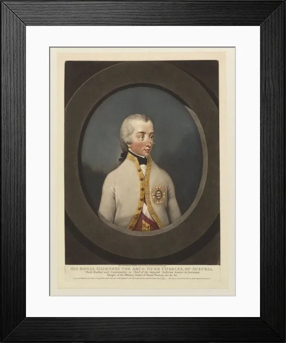 Framed Print : Archduke Charles of Austria (1771-1847), Duke of Teschen, 1799 Framed Print : Archduke Charles of Austria (1771-1847), Duke of Teschen, 1799