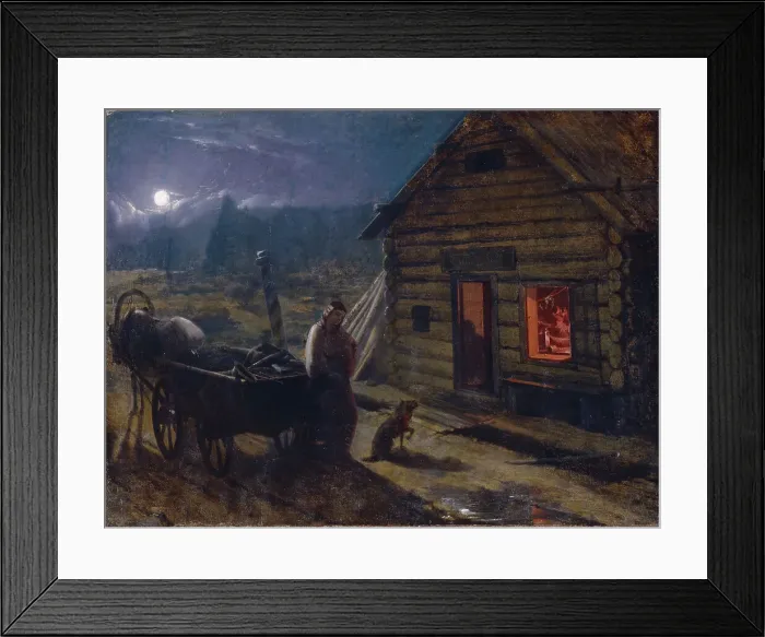 Framed Print : Before a Tavern. Artist: Trutovsky, Konstantin Alexandrovich (1826-1893) Framed Print : Before a Tavern. Artist: Trutovsky, Konstantin Alexandrovich (1826-1893)
