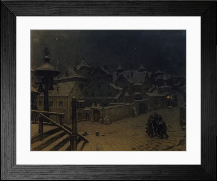 Framed Print : The boyars mansions sleeping, 1918. Artist: Vasnetsov, Appolinari Mikhaylovich (1856-1933) Framed Print : The boyars mansions sleeping, 1918. Artist: Vasnetsov, Appolinari Mikhaylovich (1856-1933)
