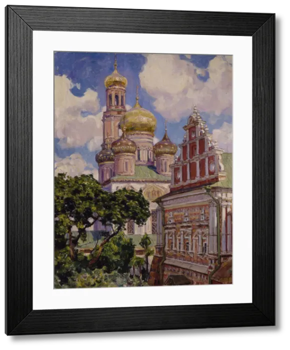 Framed Print : Clouds and Golden Domes. The Simonov Monastery, 1927. Artist: Vasnetsov, Appolinari Mikhaylovich (1856-1933) Framed Print : Clouds and Golden Domes. The Simonov Monastery, 1927. Artist: Vasnetsov, Appolinari Mikhaylovich (1856-1933)