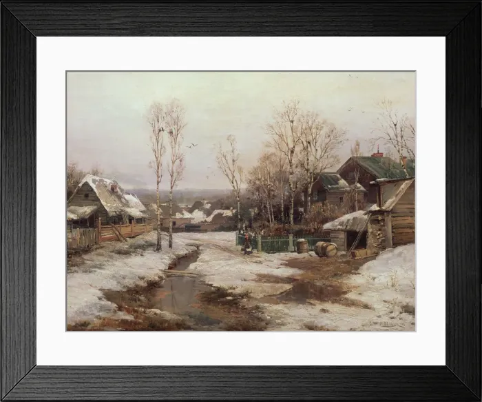 Framed Print : Spring near St. Petersburg, 1896. Artist: Velz, Ivan Avgustovich (1866-1926) Framed Print : Spring near St. Petersburg, 1896. Artist: Velz, Ivan Avgustovich (1866-1926)