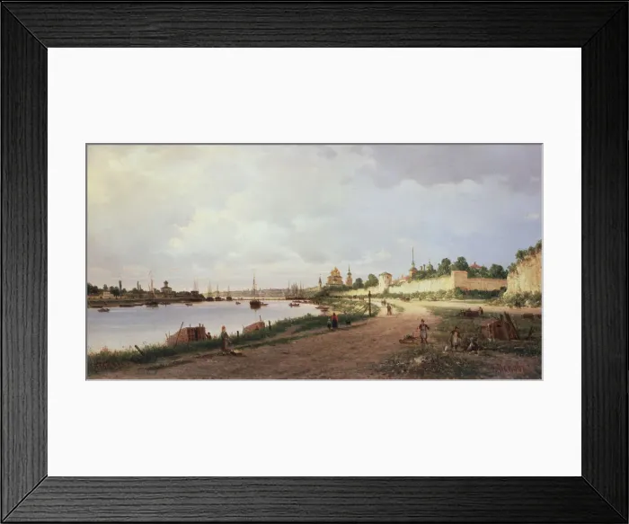 Framed Print : Pskov, 1876. Artist: Vereshchagin, Pyotr Petrovich (1836-1886) Framed Print : Pskov, 1876. Artist: Vereshchagin, Pyotr Petrovich (1836-1886)