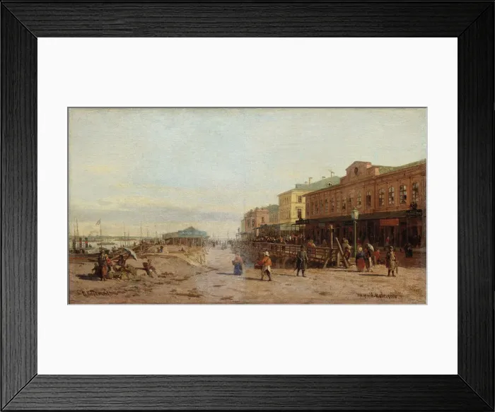 Framed Print : Nizhny Novgorod. Artist: Vereshchagin, Pyotr Petrovich (1836-1886) Framed Print : Nizhny Novgorod. Artist: Vereshchagin, Pyotr Petrovich (1836-1886)