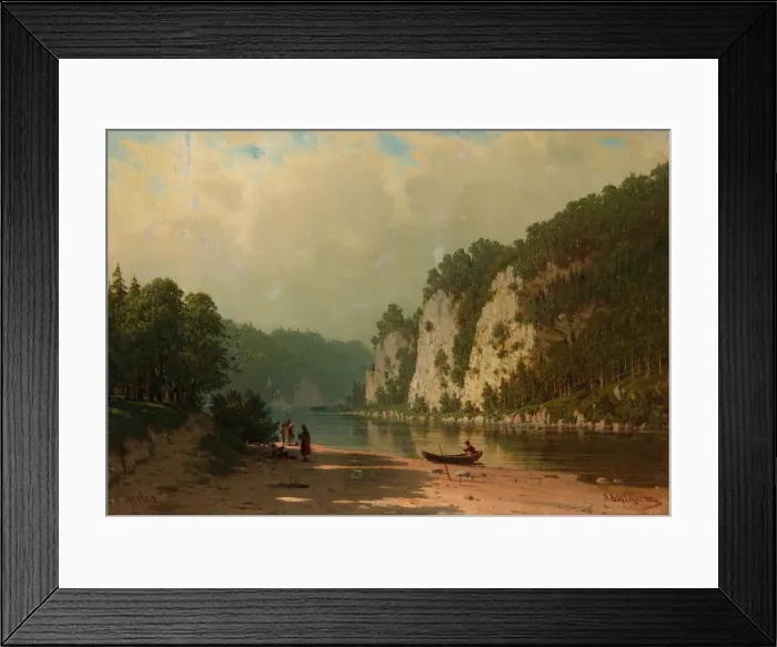 Framed Print : Chusovaya River. Artist: Vereshchagin, Pyotr Petrovich (1836-1886) Framed Print : Chusovaya River. Artist: Vereshchagin, Pyotr Petrovich (1836-1886)