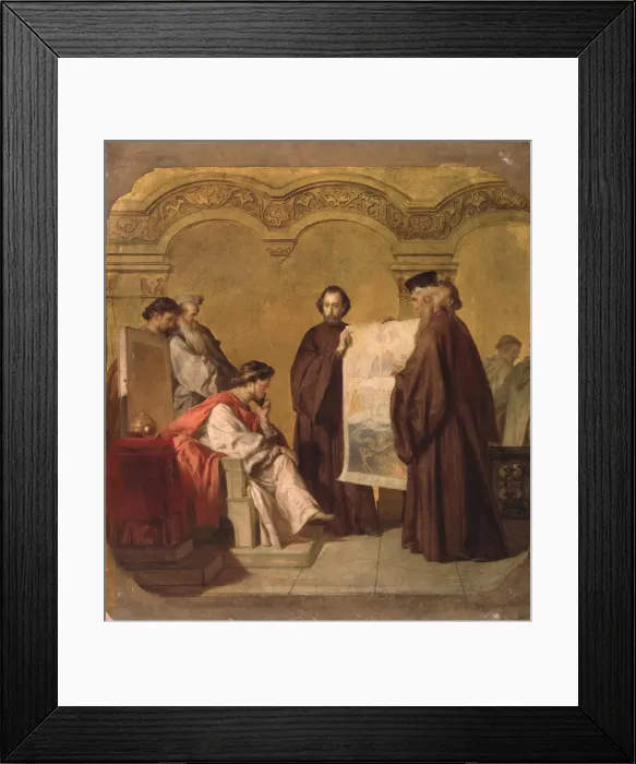 Framed Print : Grand Duke Vladimir receiving the Ambassadors. Artist: Vereshchagin, Vasili Petrovich (1835-1909) Framed Print : Grand Duke Vladimir receiving the Ambassadors. Artist: Vereshchagin, Vasili Petrovich (1835-1909)