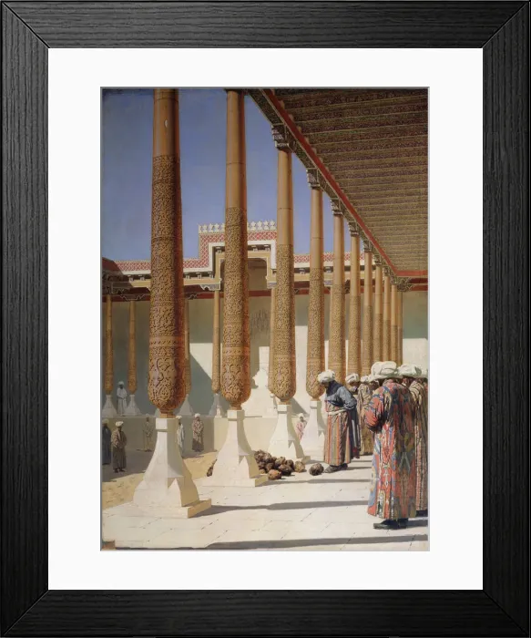 Framed Print : Display of Trophies, 1871-1872. Artist: Vereshchagin, Vasili Vasilyevich (1842-1904) Framed Print : Display of Trophies, 1871-1872. Artist: Vereshchagin, Vasili Vasilyevich (1842-1904)