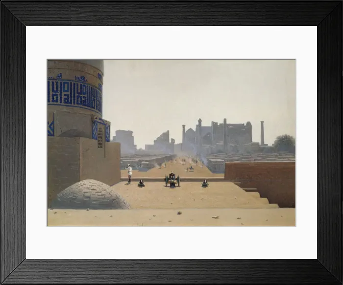 Framed Print : Main street in Samarkand early in the morning, 1869-1870. Artist: Vereshchagin, Vasili Vasilyevich (1842-1904) Framed Print : Main street in Samarkand early in the morning, 1869-1870. Artist: Vereshchagin, Vasili Vasilyevich (1842-1904)