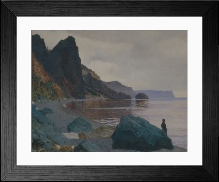 Framed Print : Near the St. George Monastery. Crimea. Artist: Vereshchagin, Vasili Vasilyevich (1842-1904) Framed Print : Near the St. George Monastery. Crimea. Artist: Vereshchagin, Vasili Vasilyevich (1842-1904)