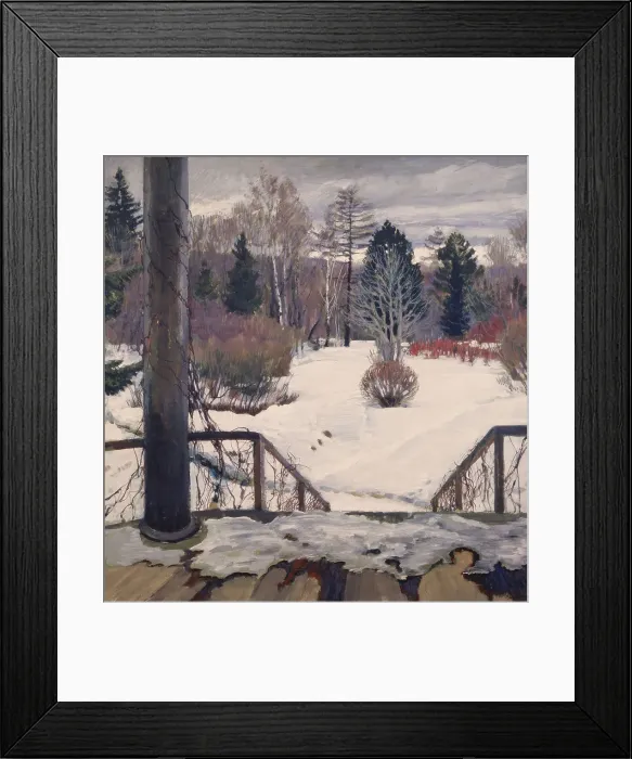 Framed Print : Spring is coming, 1911. Artist: Vinogradov, Sergei Arsenyevich (1869-1938)