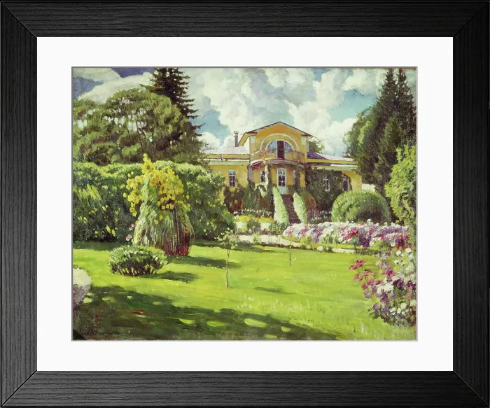 Framed Print : Dacha near Moscow. Artist: Vinogradov, Sergei Arsenyevich (1869-1938) Framed Print : Dacha near Moscow. Artist: Vinogradov, Sergei Arsenyevich (1869-1938)
