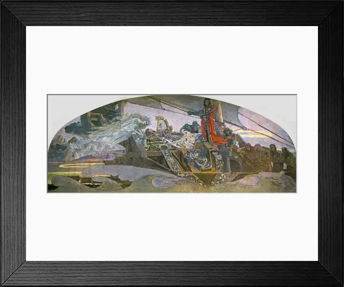Framed Print : Princess of Dream (La Princesse lointaine), 1896. Artist: Vrubel, Mikhail Alexandrovich (1856-1910) Framed Print : Princess of Dream (La Princesse lointaine), 1896. Artist: Vrubel, Mikhail Alexandrovich (1856-1910)
