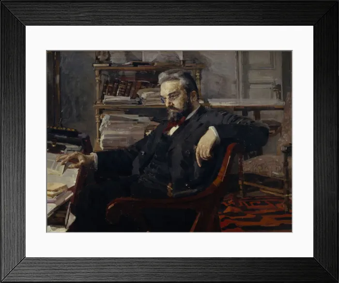 Framed Print : Portrait of Konstantin Dmitryevich Artsybushev (1849-1901), 1897. Artist: Vrubel, Mikhail Alexandrovich (1856-1910) Framed Print : Portrait of Konstantin Dmitryevich Artsybushev (1849-1901), 1897. Artist: Vrubel, Mikhail Alexandrovich (1856-1910)