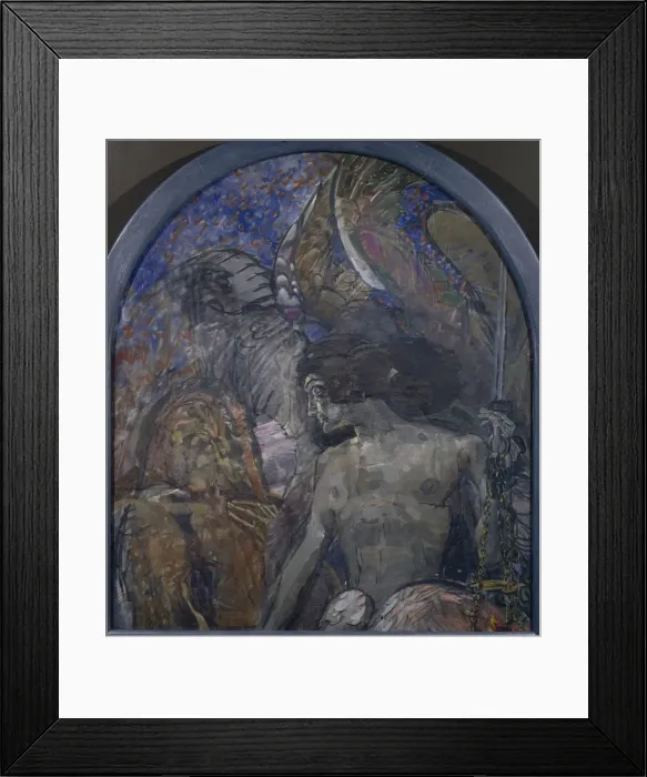 Framed Print : Prophet, 1898. Artist: Vrubel, Mikhail Alexandrovich (1856-1910) Framed Print : Prophet, 1898. Artist: Vrubel, Mikhail Alexandrovich (1856-1910)